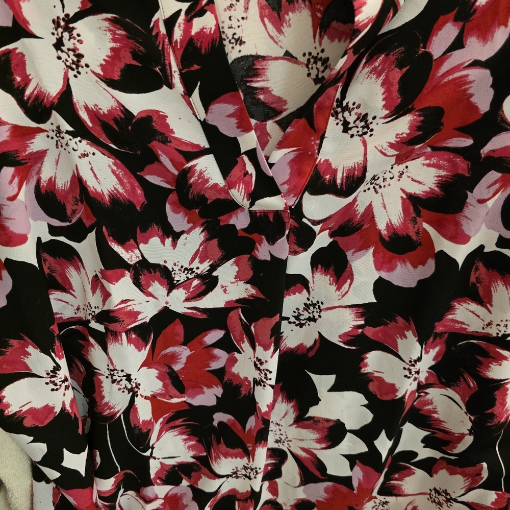 Rafaella Floral Print Blouse
